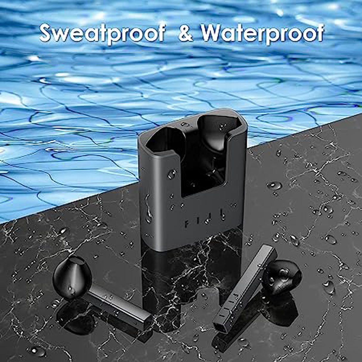 سماعات أذن لاسلكية بالكامل CC Nano مع عزل ضوضاء لهواتف iPhone وAndroid من FIIL