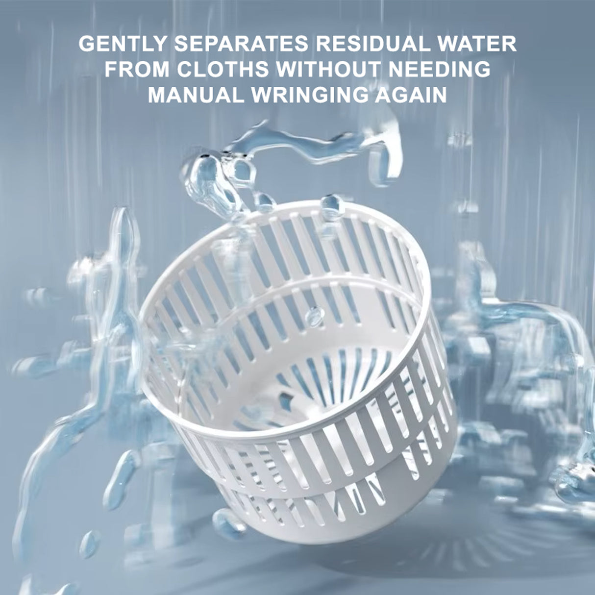 غسالة ملابس صغيرة محمولة وقابلة للطي 13 لتر مع 3 أوضاع غسيل لملابس الأطفال والملابس الداخلية والجوارب من Green Lion