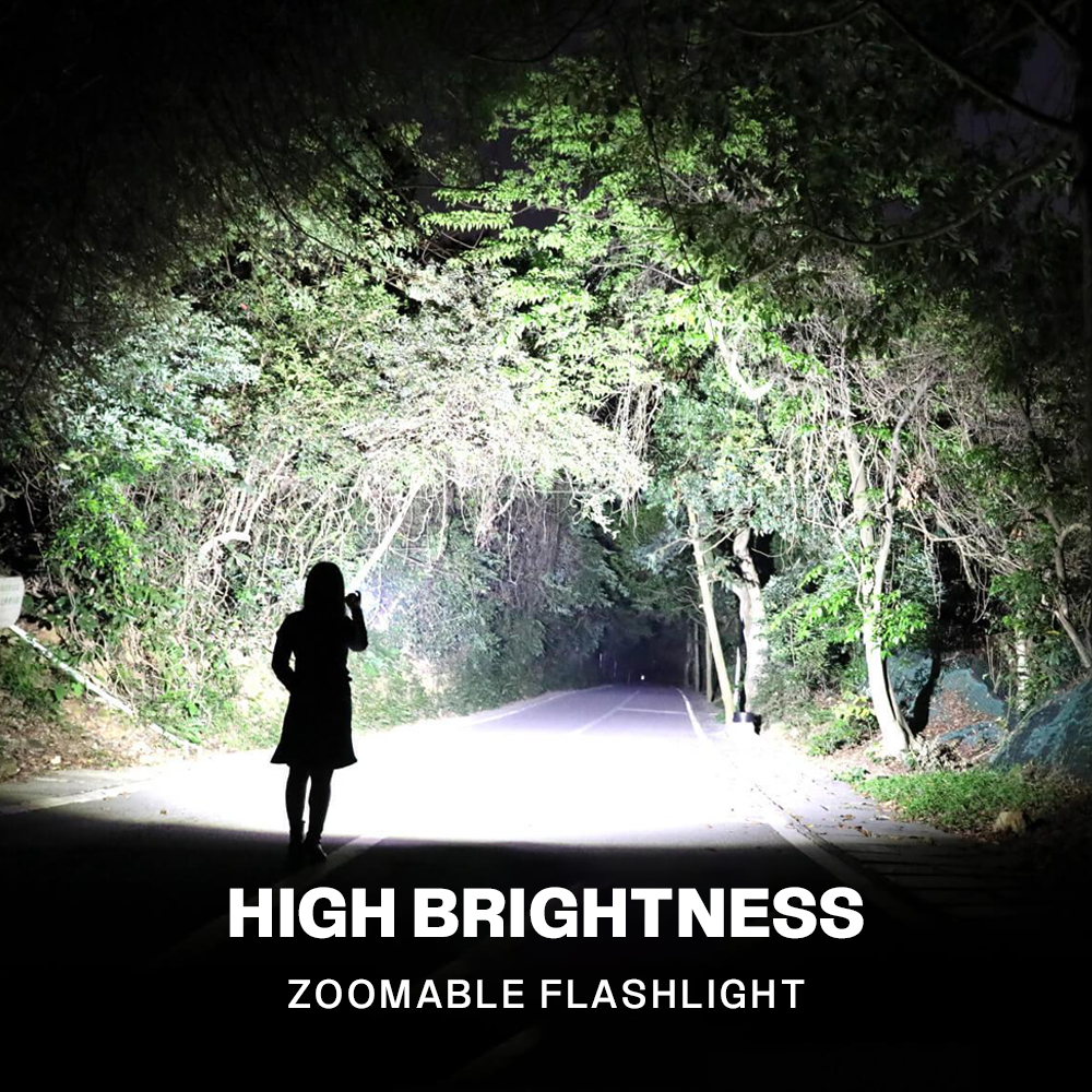 Rechargeable High-Power Flashlight YM-520 by YEMAO | Flashlight | SASKA Trading