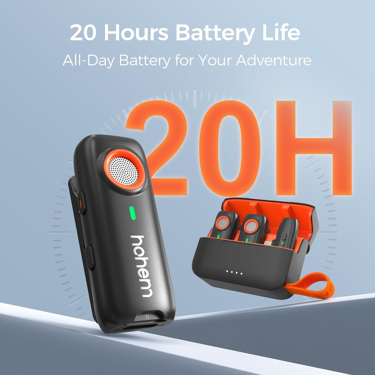 Hohem MIC-01 Wireless Lavalier Microphone | Wireless Microphone | SASKA Trading