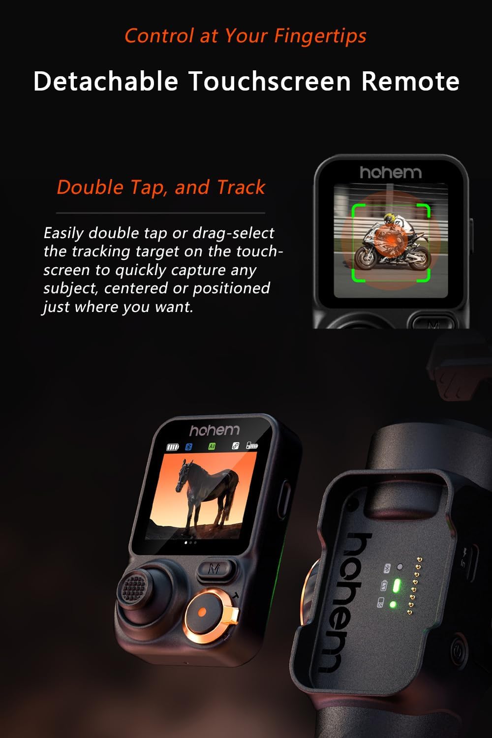 iSteady M7 Phone Stabilizer with Advanced AI Tracker by Hohem | Phone Gimble | SASKA Trading