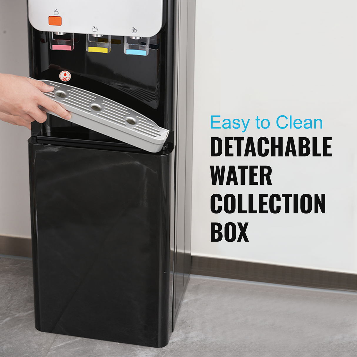 Bottom Loading Electric Water Dispenser for instant Hot, Cold & Ambient water (ST-6506-HS) by Winning Star | Water Dispenser | SASKA Trading