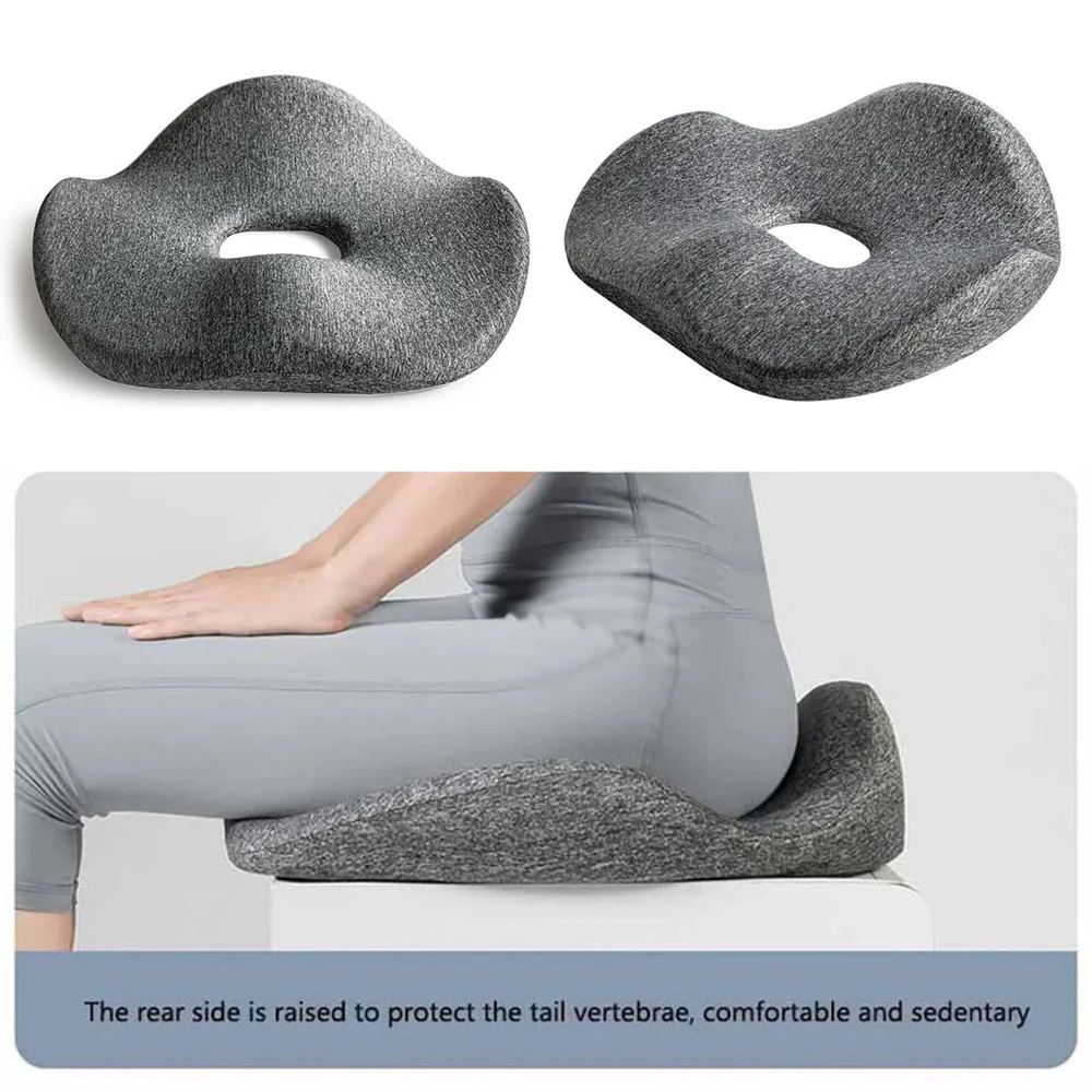 Orthopedic Coccyx Seat Cushion – Cushion for Tailbone, Sciatica and Lower Back Pain Relief