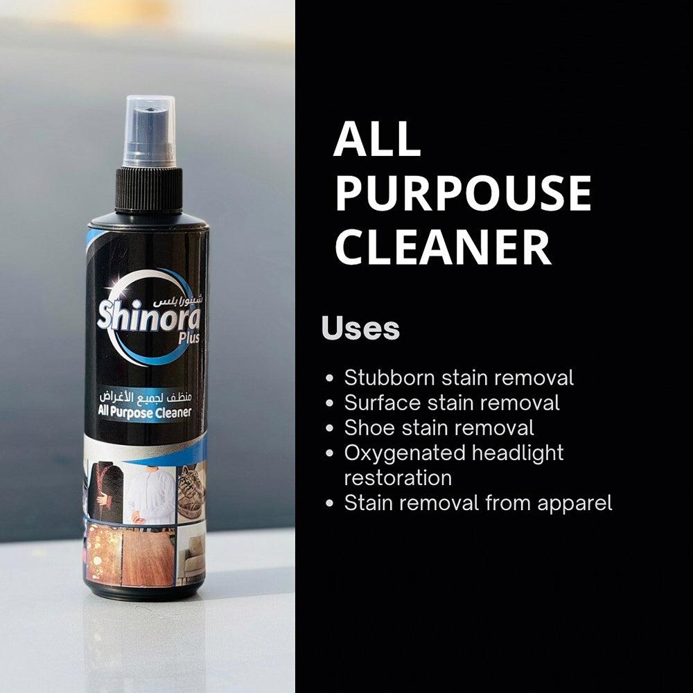 All Purpose Cleaner – Multi-Surface Deep Cleaning Spray for Cars, Home & Fabrics by Shinora Plus | Cleaning Spray | SASKA Trading