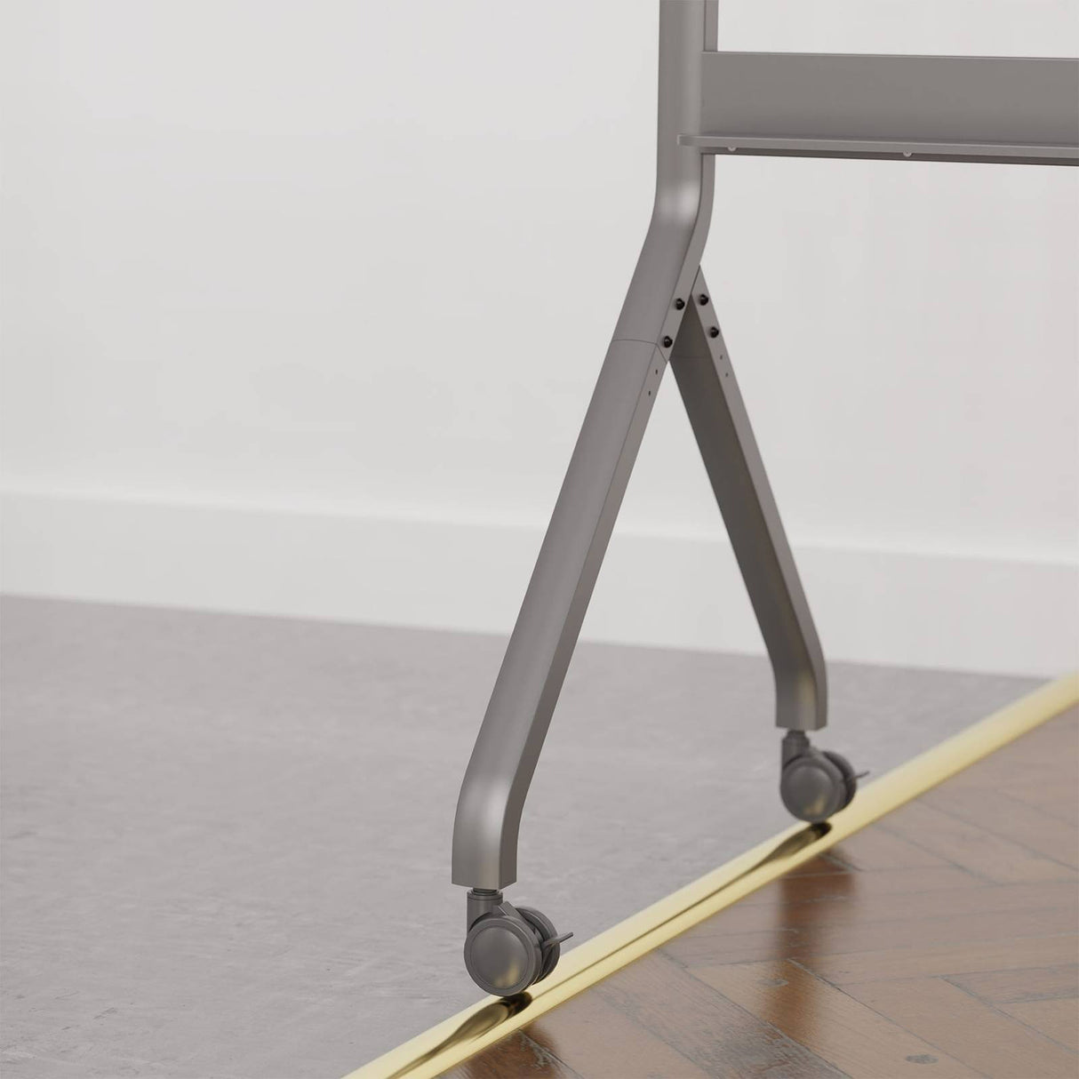 عربة تلفزيون متحركة بمحرك، حامل رفع كهربائي عالي التحمل لشاشة تلفزيون بحد أقصى 110 بوصة أو لوحة ذكية