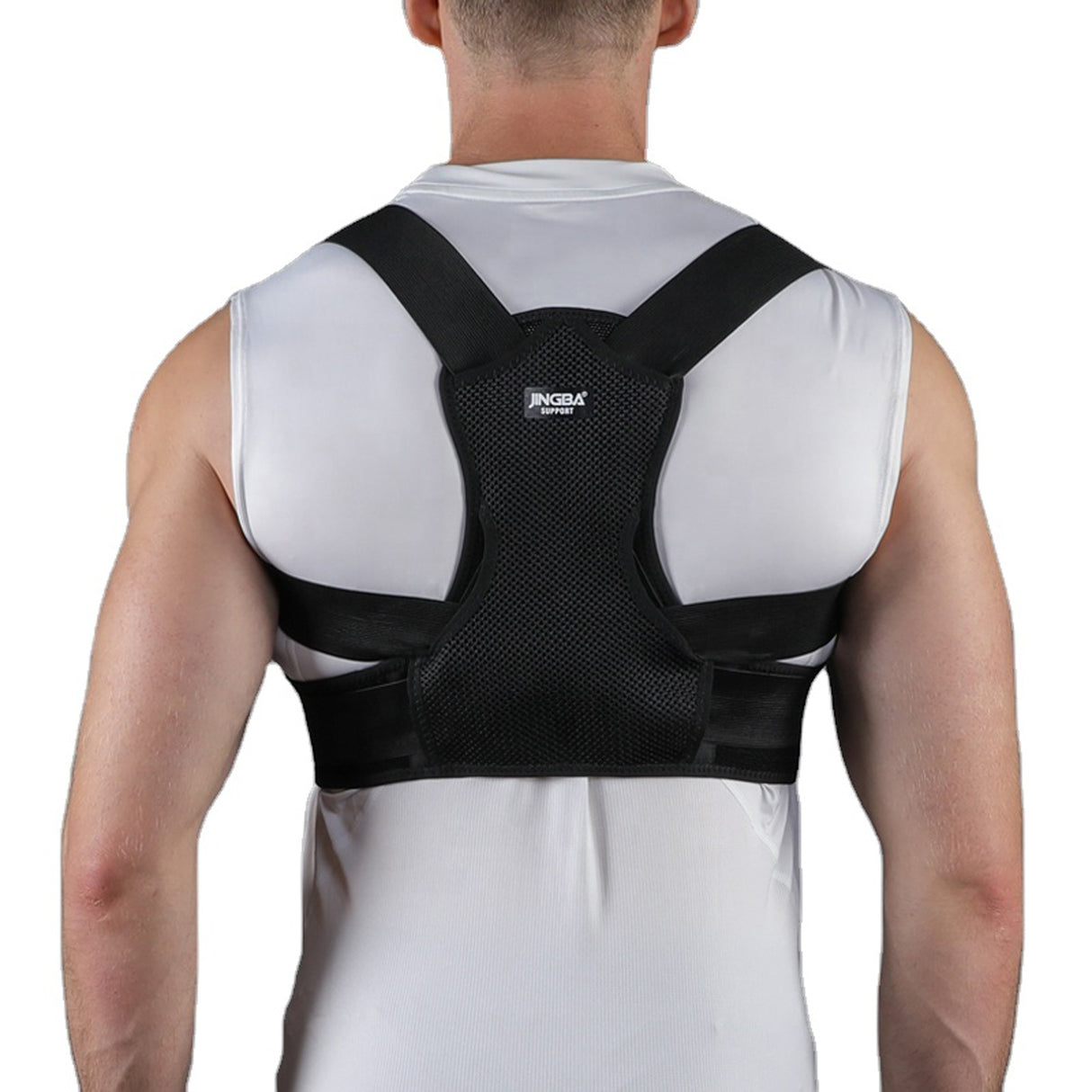Adjustable Posture Corrector for Back & Shoulder Support - saska - saska.ae