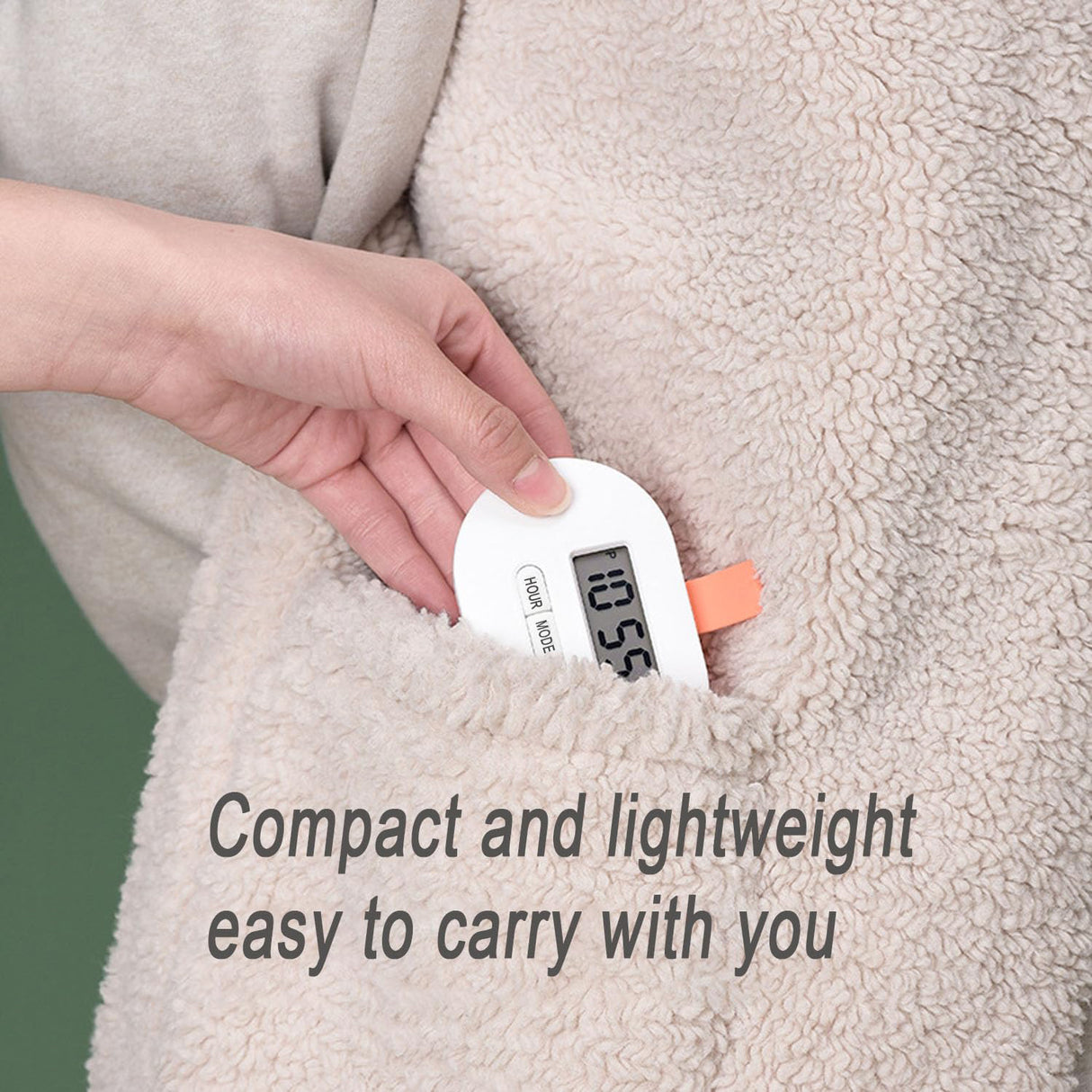 علبة أدوية محمولة – منظم يومي للأدوية مع منبّه