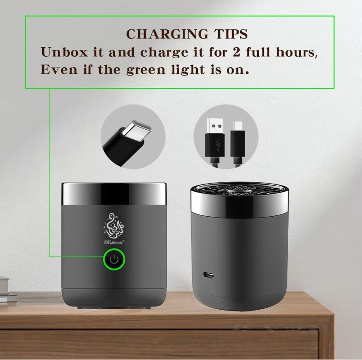 مبخرة بخور صغيرة B37 – مبخرة محمولة سريعة للبخور