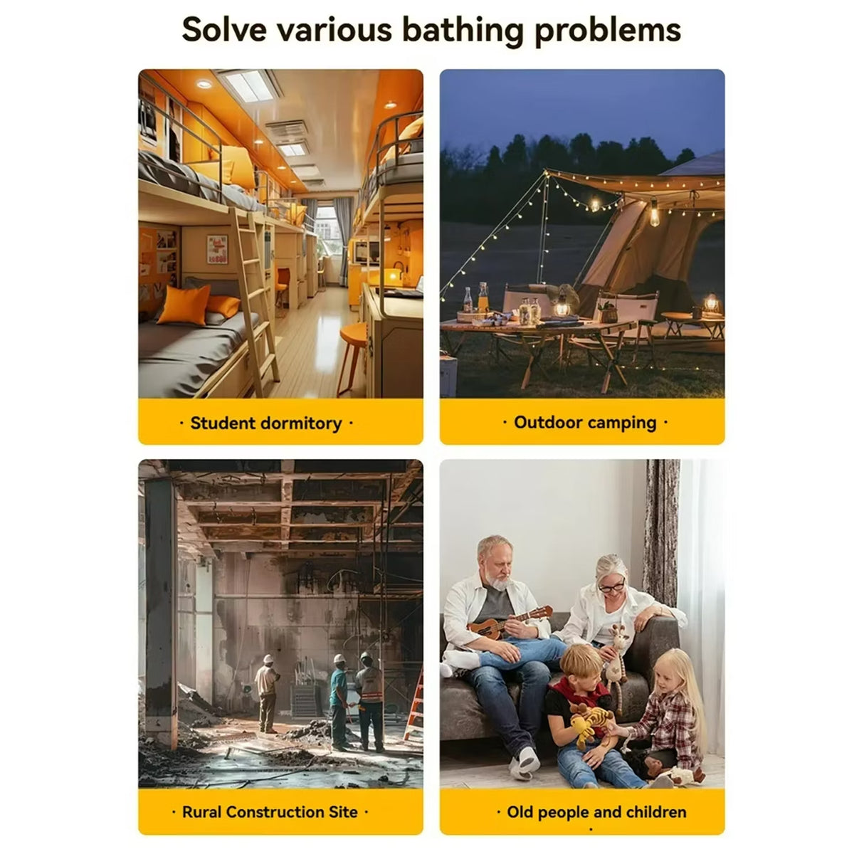 Portable Outdoor Handheld Shower | PORTABLE SHOWER | SASKA Trading