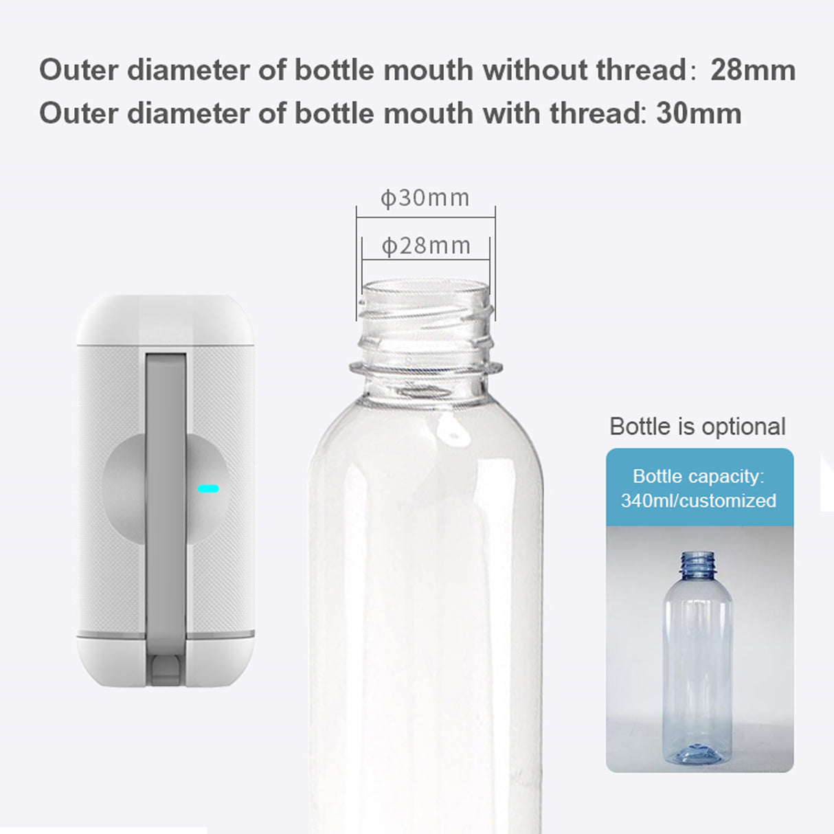 Pocket Travel Bidet Sprayer BS-21S by Blue Fire