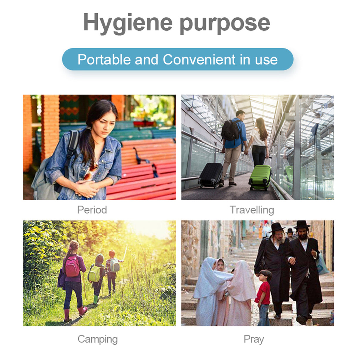 Pocket Travel Bidet Sprayer BS-21S by Blue Fire