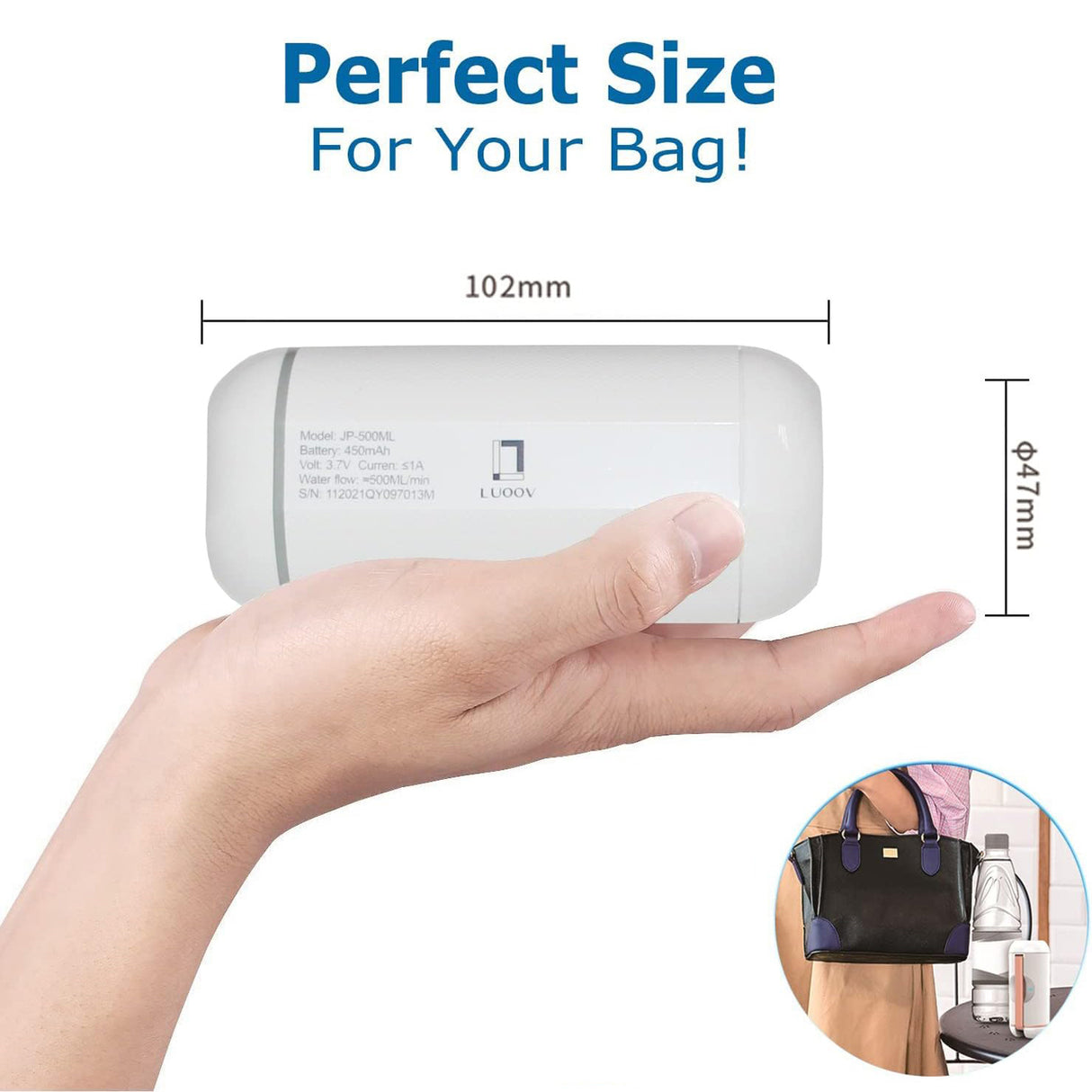 Pocket Travel Bidet Sprayer BS-21S by Blue Fire