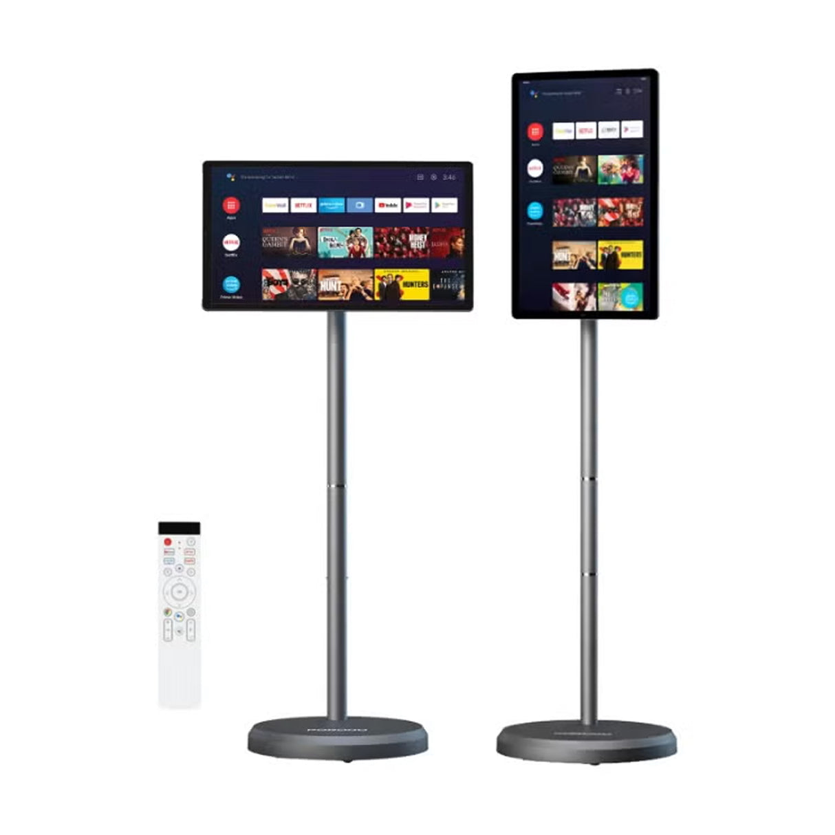 Surf 21.5 Inch Portable Smart Monitor, 27000mAh Battery, 1080P Rotating Touch Display with Android 15 and Stand by Porodo - saska - saska.ae