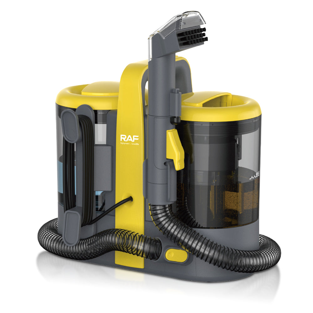 Upright Carpet Cleaner 600W 15KPA Power with Dual Tanks (1500ml Clean + 800ml Dirty) R.8775 by RAF at SASKA UAE