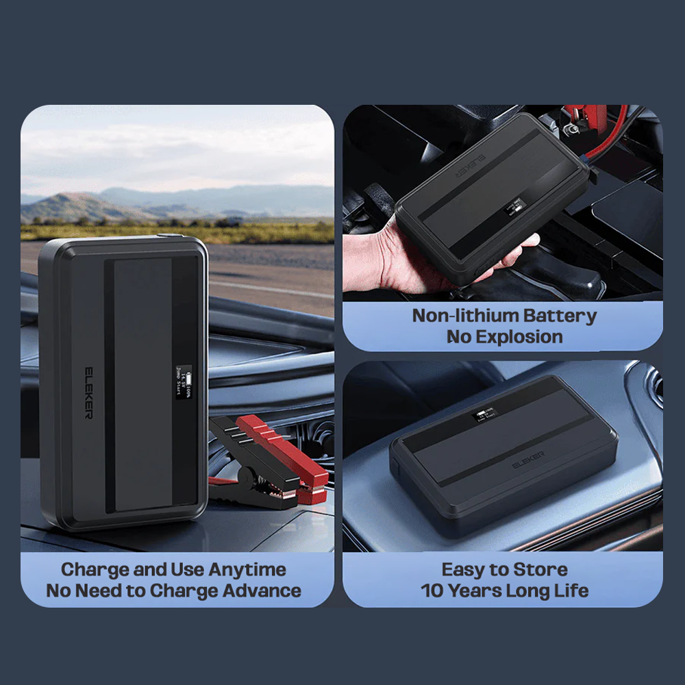 Super Capacitor Vehicle Jump Starter for 12V Battery CE215 by Eleker | Jump Starter | SASKA Trading