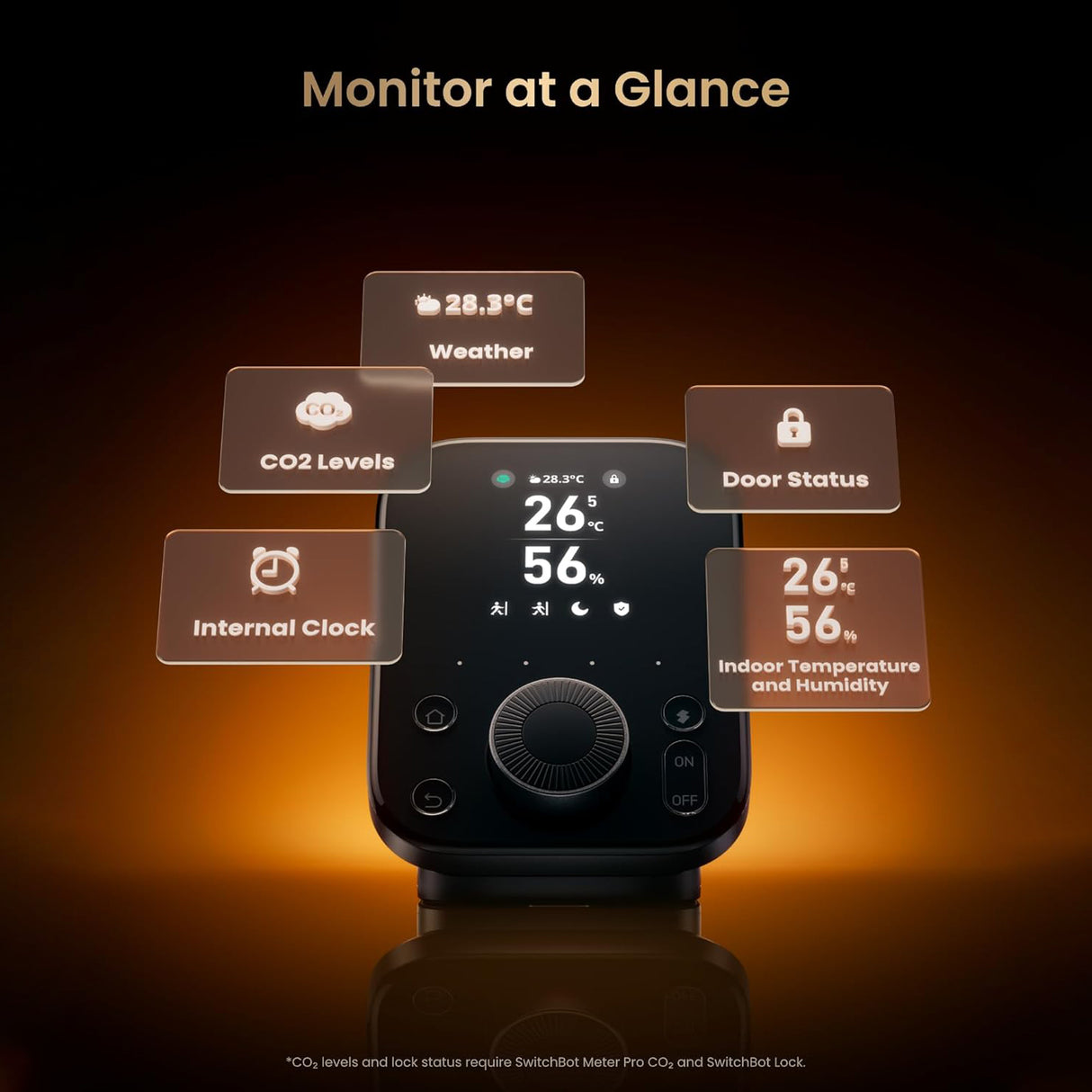 Smart Home Hub 3 (3rd Gen) with 2.4" IPS Screen & Knob Control by SwitchBot | Smart Hub | SASKA Trading