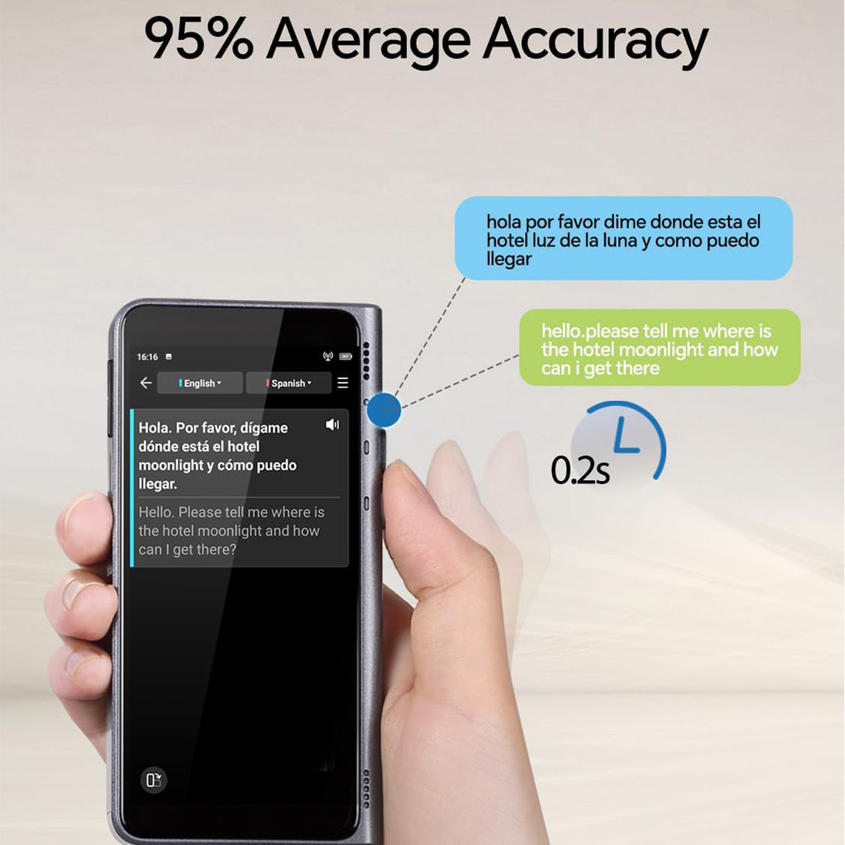 New T1 Offline AI Translator 40+ Language Voice Translator with Photo Translation and 31+ Offline Language Packs by Timekettle