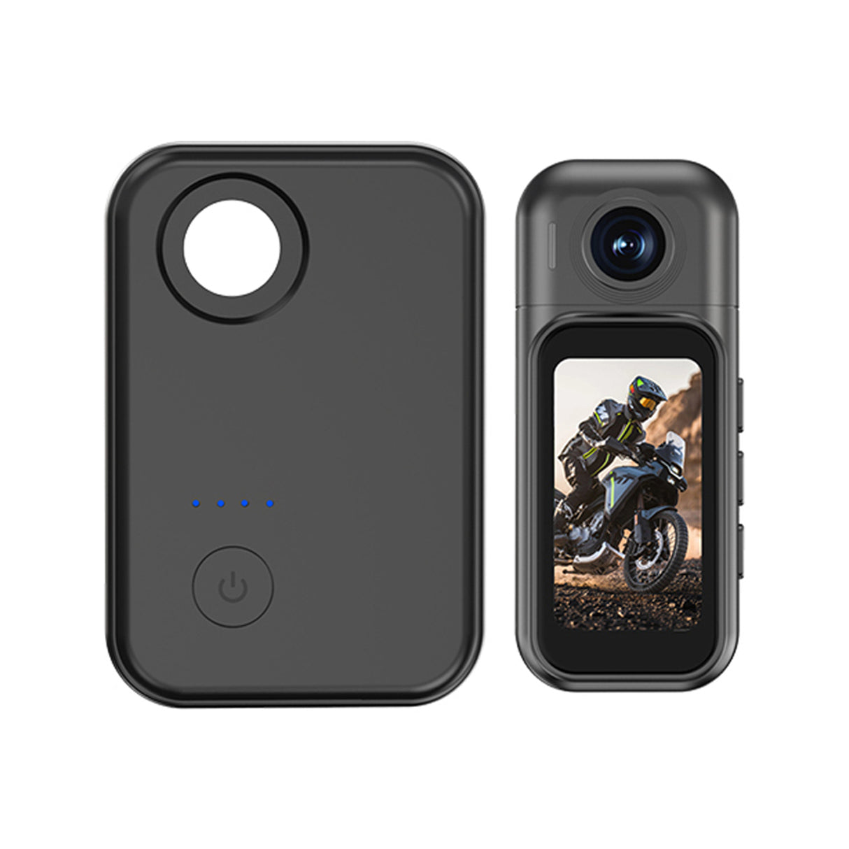 4K Mini Thumb Action Camera with Magnetic Charging Pod, 180° Rotating Lens & 1.47" HD Touch Display saska uae saska.ae
