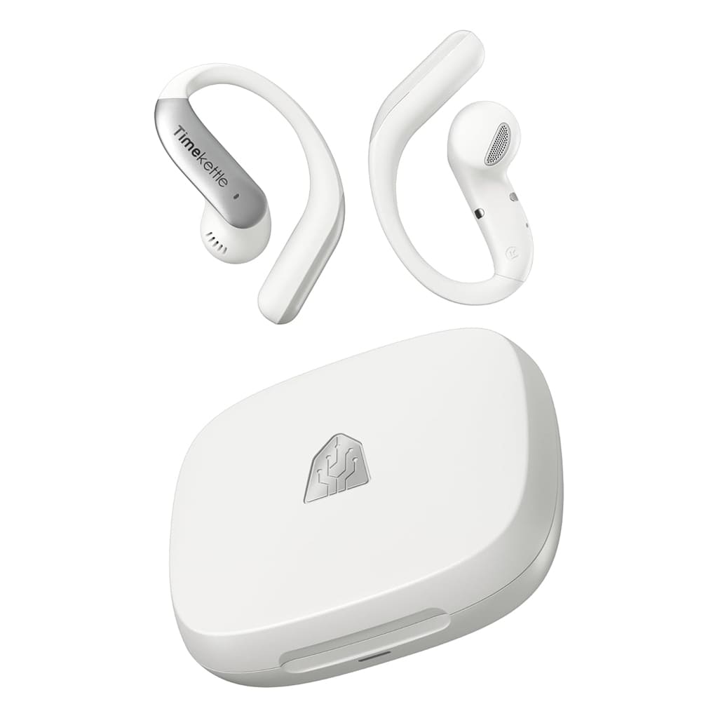 LiveTalk AI Real-Time Translation Earbuds by Timekettle, 54 languages, 25 offline pairs, dual-device calls and meetings white
