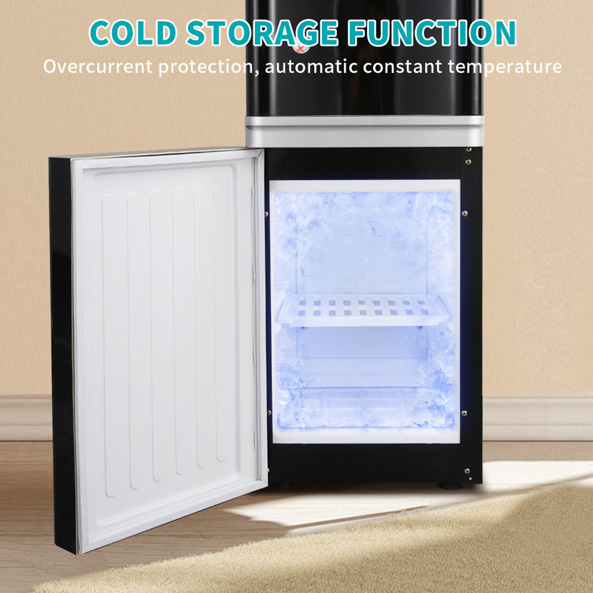 Multifunctional Electric Vertical Water Dispenser for instant Hot, Cold & Ambient water With Cold Storage Functions by Winning Star