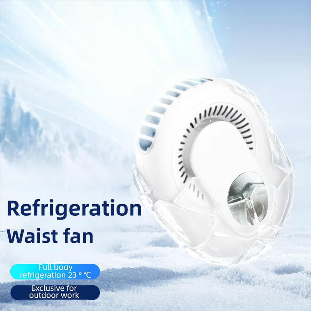 4-Speed Hanging Waist & Neck Fan with Digital Display | Portable Fan | SASKA Trading