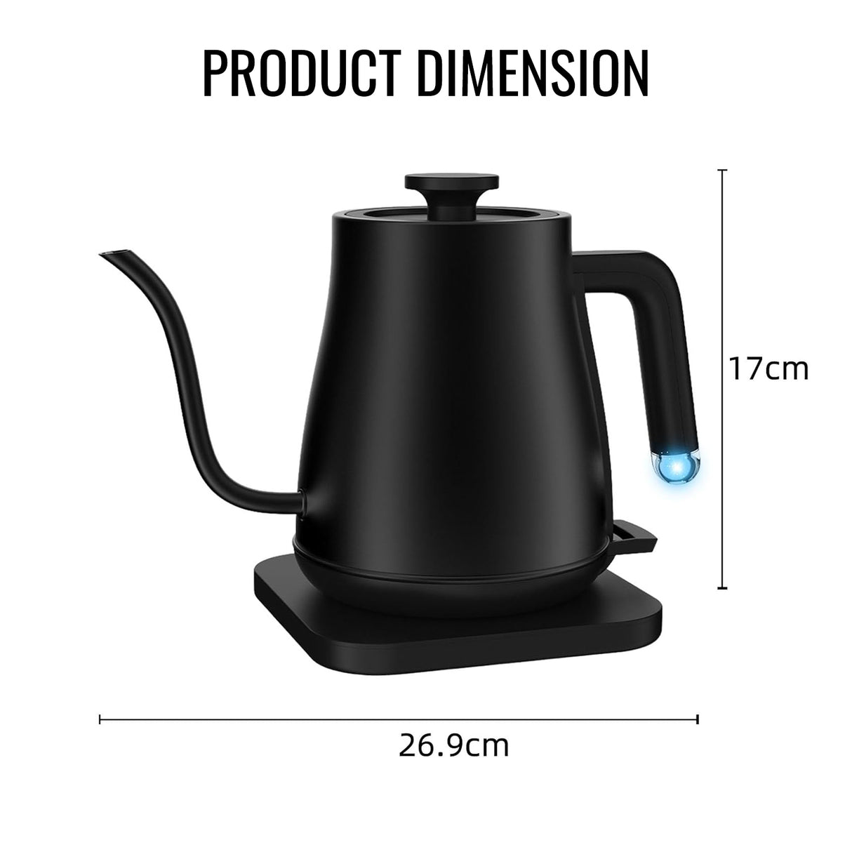 Fast Boiling Electric Kettle 1.2L, 1500W for Boiling Water, Tea, Coffee (ST-6006 ) by Winning Star | Electric Kettle | SASKA Trading