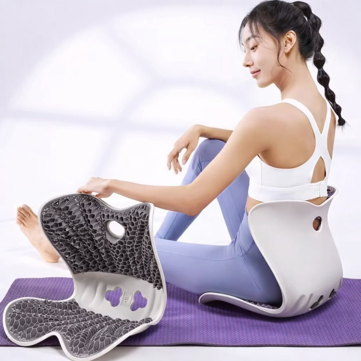 TPE Lumbar Support Cushion – Ergonomic design for improved posture and spinal support by YOYORELAX