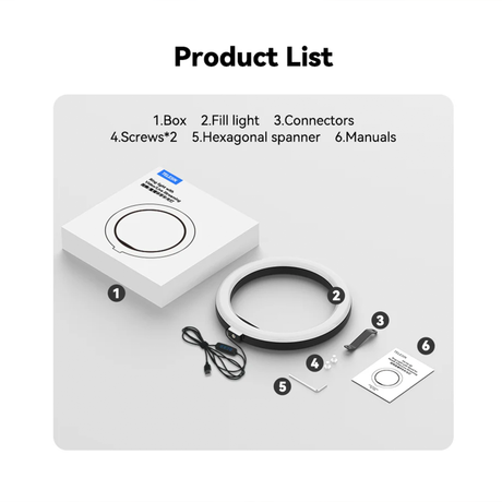 10-Inch Magnetic Selfie Ring Light by TELESIN | Ring Light | SASKA Trading