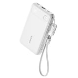 10000MAH Power Bank Fast Charging 22.5W with USB C Lanyard Cable - saska.ae - saska