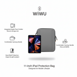 11-Inch iPad Protection Bag with Apple Pencil Compartment and Carrying Handle by WiWU