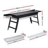 Portable Charcoal BBQ Grill – Compact, Foldable and Perfect for Picnics and Camping.