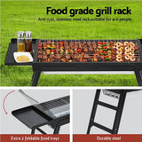 Portable Charcoal BBQ Grill – Compact, Foldable and Perfect for Picnics and Camping.