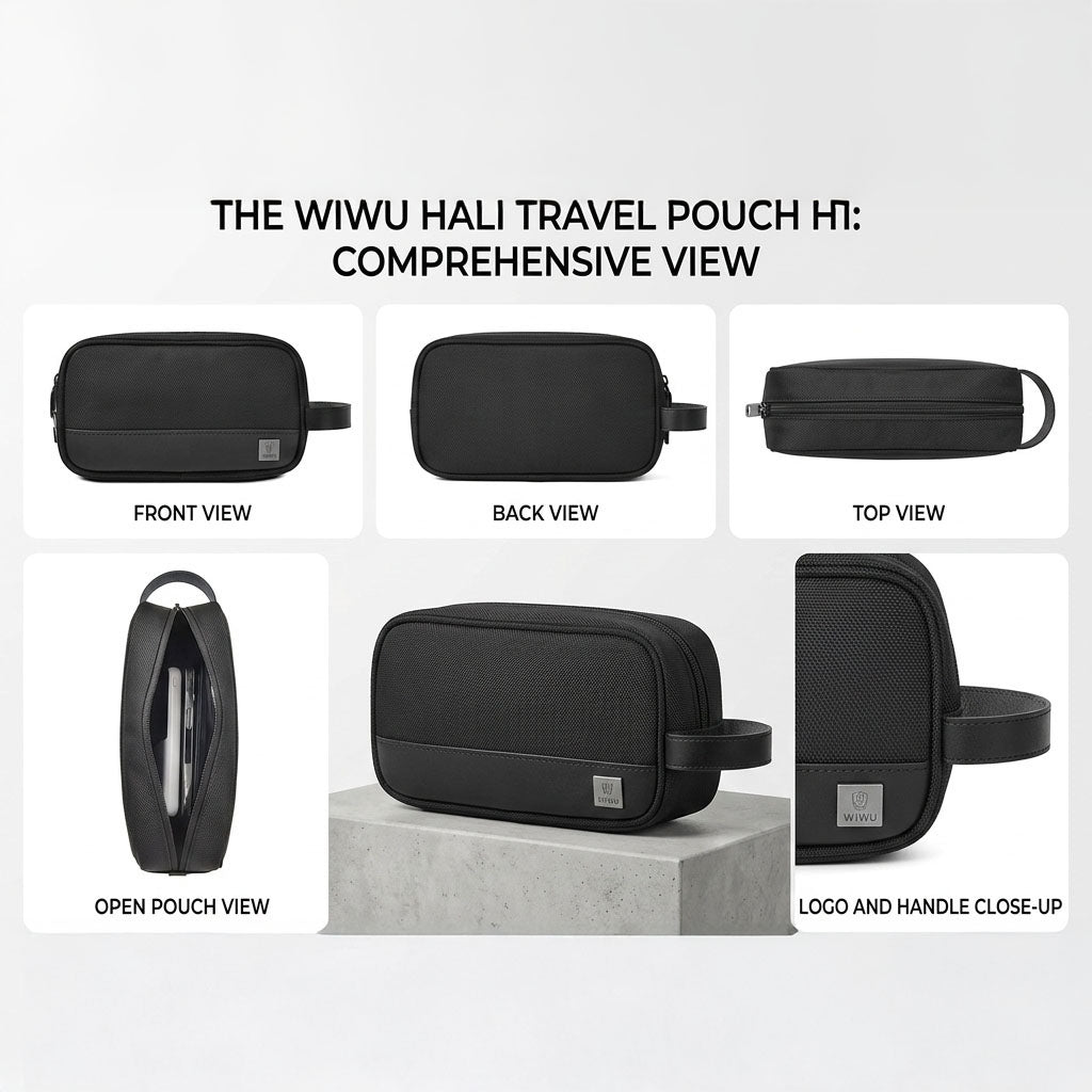 Hail Organize Case H1 Travel Bag with Multi-Pocket Mobile Organizer by WiWU