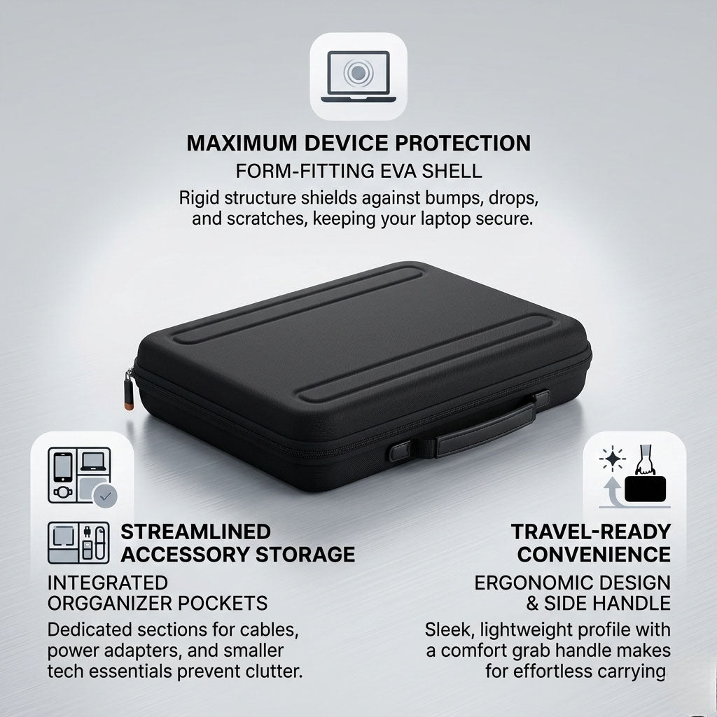 11-Inch iPad Protection Bag with Apple Pencil Compartment and Carrying Handle by WiWU