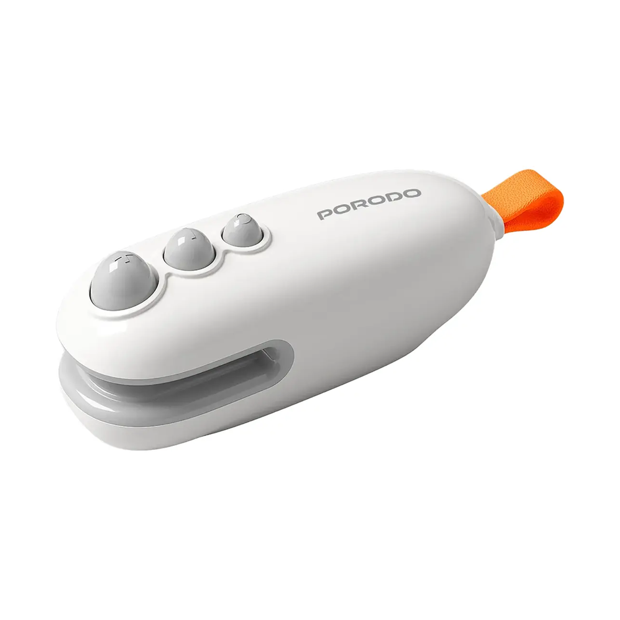 2-in-1 Magnetic Mini Sealer & Cutter with Rechargeable Battery – White by Porodo