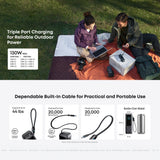 25000mAh Power Bank With 165W Fast Multi-Device USB-C Charging and Built-In Retractable Cables for Smart devices by Anker