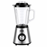 2-in-1 Blender & Grinder – 1.5L Glass Blender with Grinding Cup, 350W Copper Motor & 6 Stainless Steel Blades by Winning Star