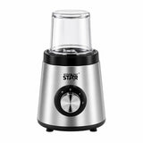 2-in-1 Blender & Grinder – 1.5L Glass Blender with Grinding Cup, 350W Copper Motor & 6 Stainless Steel Blades by Winning Star