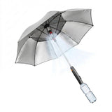 3-in-1 Cooling Sun Umbrella with Built-in Fan & Mist Sprayer