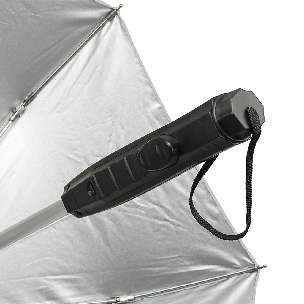 3-in-1 Cooling Sun Umbrella with Built-in Fan & Mist Sprayer