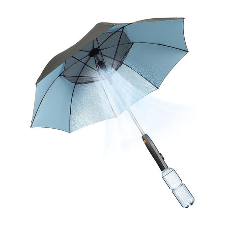 3-in-1 Cooling Sun Umbrella with Built-in Fan & Mist Sprayer  Umbrella SASKA Trading
