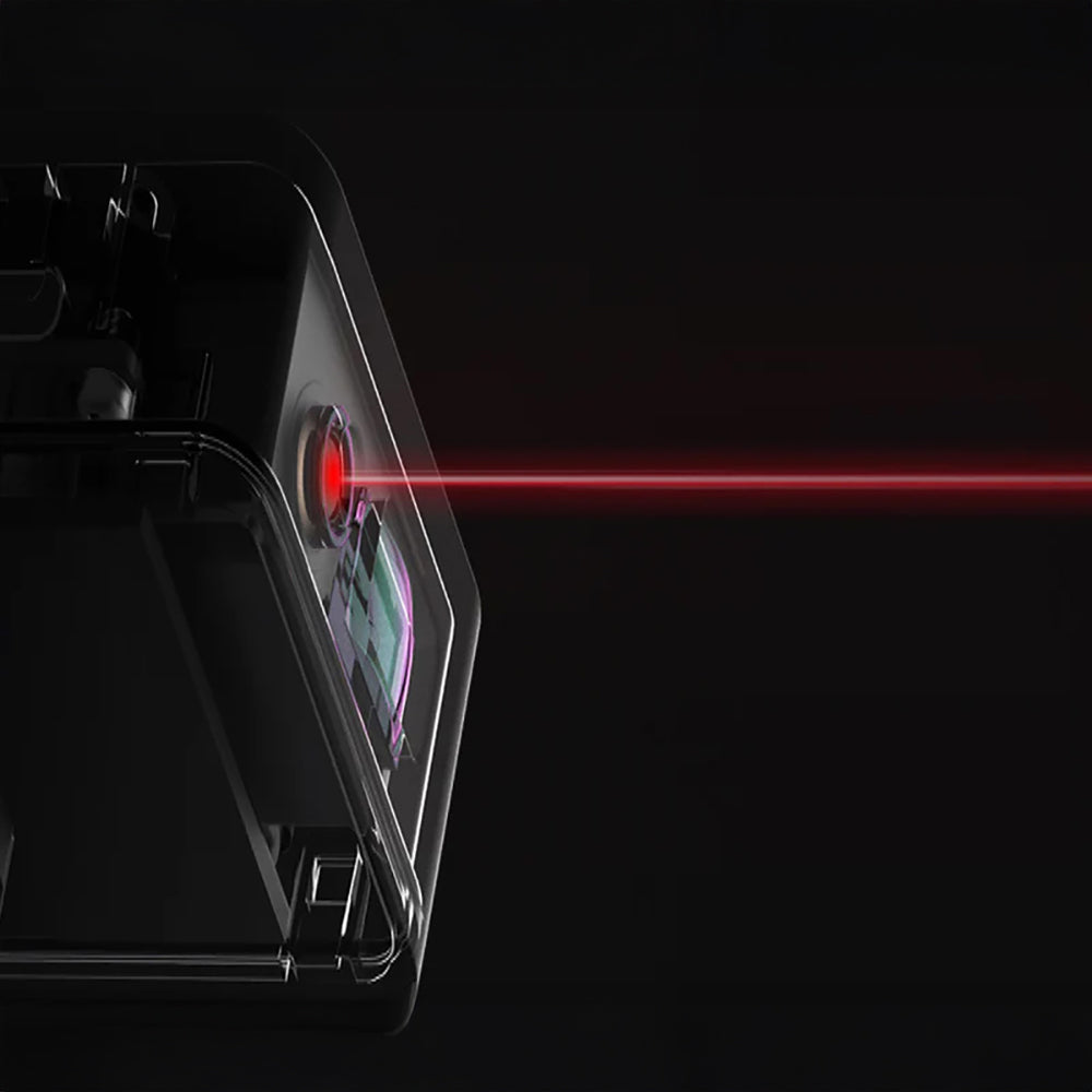 جهاز قياس المسافة الذكي بالليزر 30 مترًا، عداد رقمي عالي الدقة بشاشة OLED من HOTO
