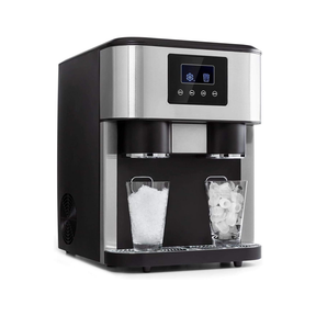3-in-1 Countertop Ice Maker Machine – Ice Cubes, Crushed Ice & Cold Water Dispenser with Touch LCD | Ice Maker Machine | SASKA Trading