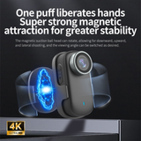 4K WiFi Wearable Body Camera – Compact Magnetic Mini Action Camera