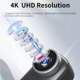 4K WiFi Wearable Body Camera – Compact Magnetic Mini Action Camera