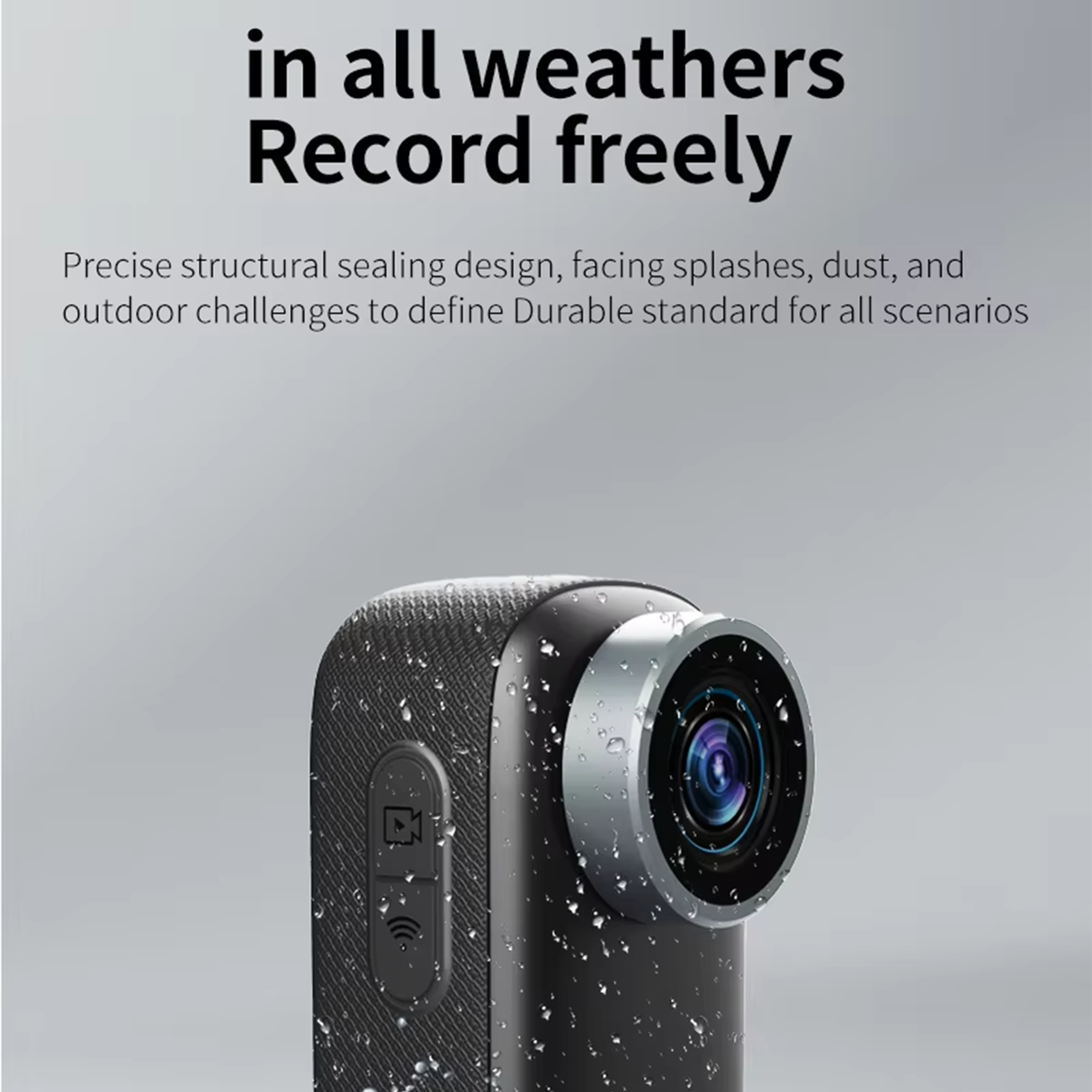 4K WiFi Wearable Body Camera – Compact Magnetic Mini Action Camera