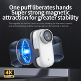 4K WiFi Wearable Body Camera – Compact Magnetic Mini Action Camera