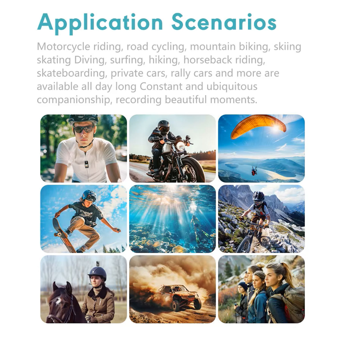 SAW10 4K Mini WiFi Action Camera, Magnetic Body Cam for Cycling, Motorbike, Diving & Outdoor Adventures