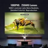 جهاز عرض صغير محمول R3P - 1080P LED، أندرويد 13