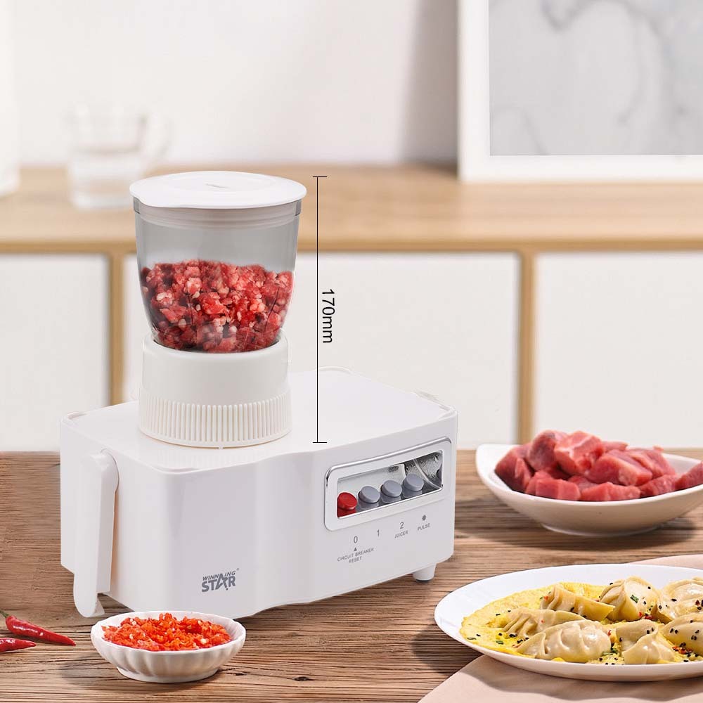 4-in-1 Juicer Blender Grinder & Mincer with 1.8L Jar, 350W by Winning Star
